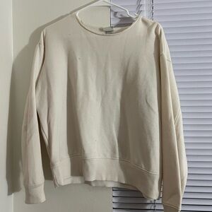White sweatshirt from target